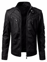Prime Men's Polyurethane Leather Jacket T11-GR